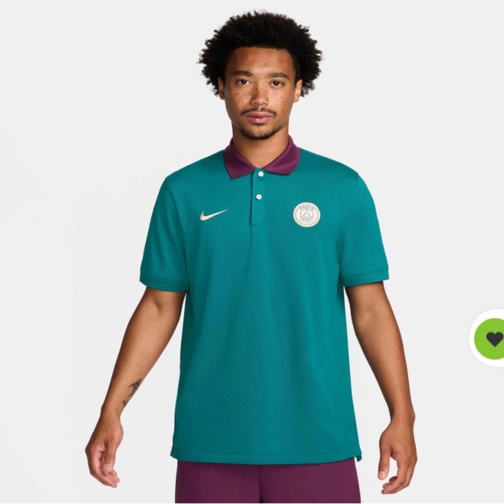 Nike Paris St. Germain PSG Polo | Teal, Purple | Men’s L
